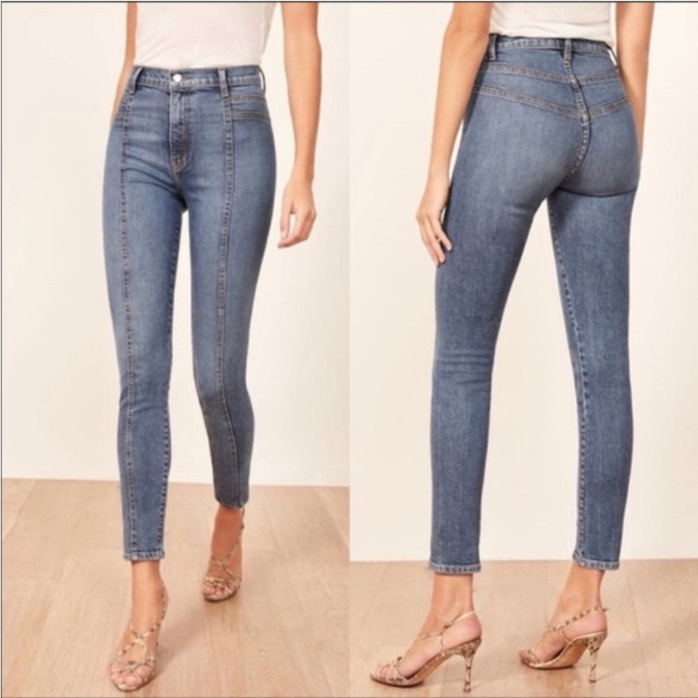 Reformation Suzie jeans pocketless